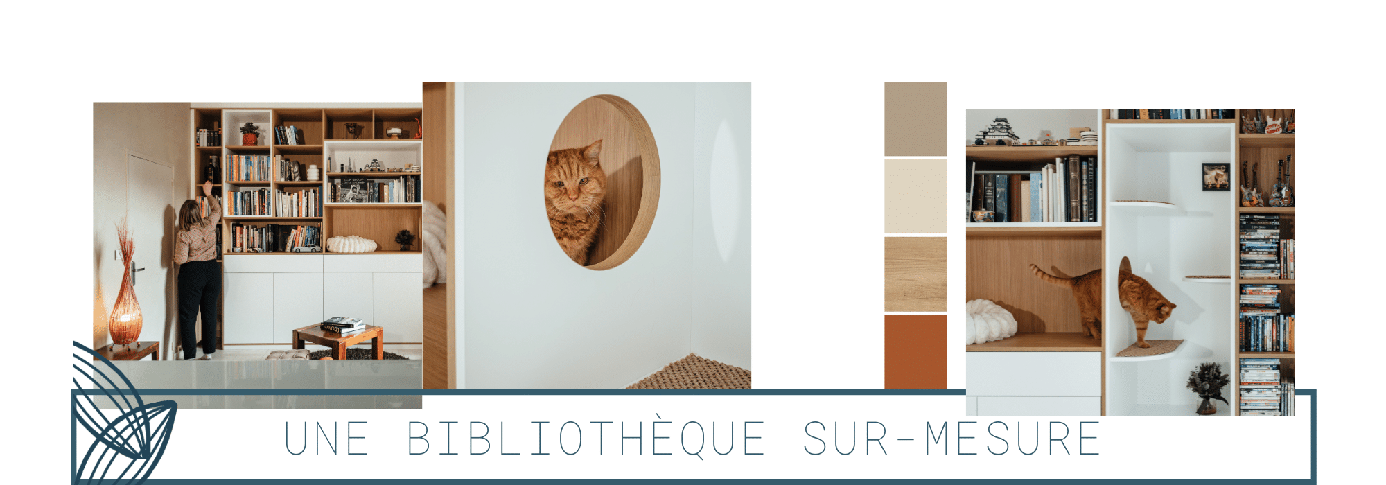 Projet de création d'une bibliothèque sur mesure à Sotteville les Rouen