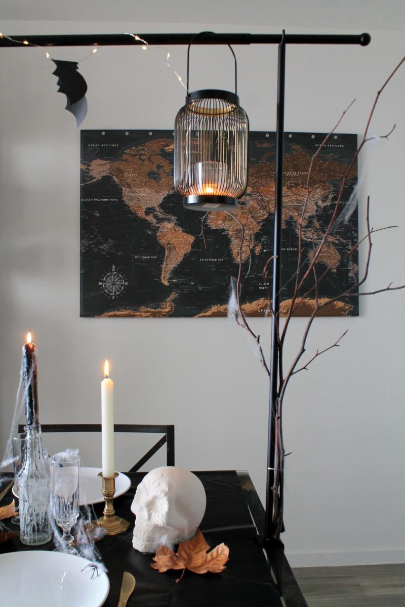 Chemin de table d'halloween - France