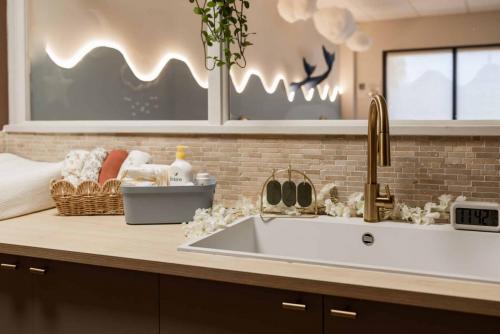 Baby spa espace bain enveloppé