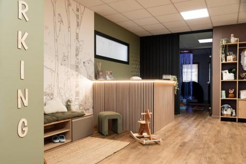 Entrée vert baby spa