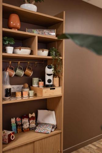 Espace café, thé, biberons