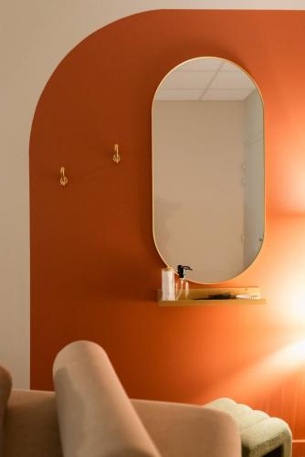 Salle massage terracotta