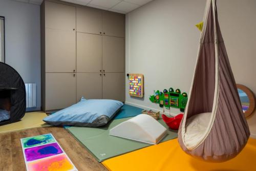 Salle snoezelen activité sensorielle