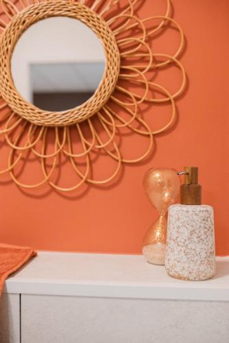 Sanitaire terracotta