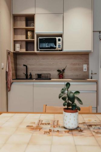 studio 23m2 fecamp cuisine table